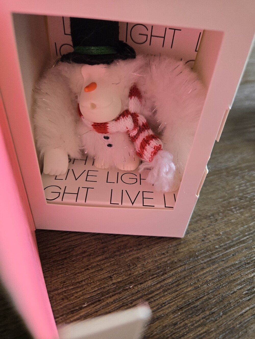 Kipling Snowman Monkey Keychain - Picture 2 of 4
